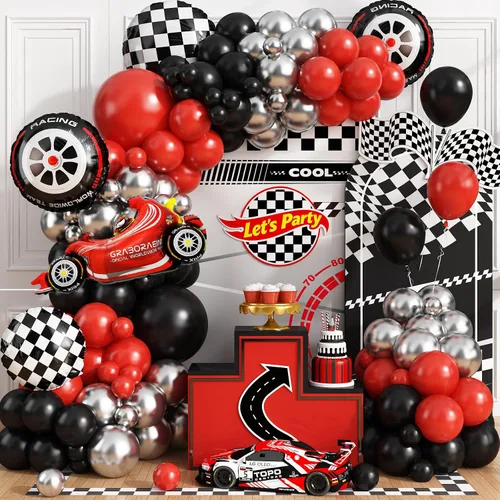 Miniatura 16 de Kit de guirnalda de arco de globos de baloncesto, 103 globos de fiesta de baloncesto, guirnalda de globos naranja y negro para niños y niñas