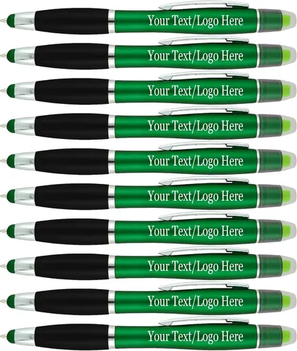 Miniatura 11 de SyPen Bolígrafos personalizados con resaltador de gel y lápiz capacitivo, paquete de 200 unidades, impresión a granel, resaltador bíblico de 3