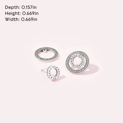 Miniatura 5 de Pandora Jewelry Forever Pandora - Pendientes de circonita cúbica en plata de ley