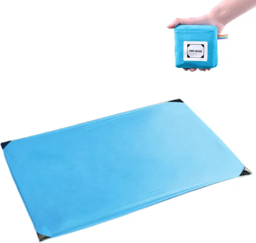 Miniatura 8 de Azarxis Pocket Blanket Waterproof Beach Picnic Festival Mat Sandproof Ultralight Compact Portable Travel Tent Tarp Footprint Shelter Sunshade Ground