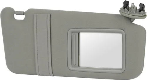 Youxmoto Visera solar derecha del lado del pasajero para Toyota Camry 2007 2008 2009 2010 2011 sin techo solar, gris reemplaza # 74310-06750-E0
