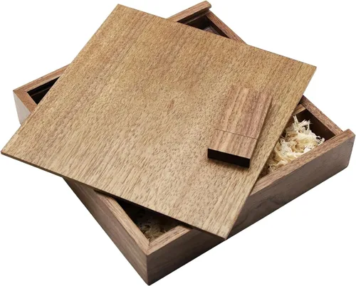 Miniatura 5 de Unidad flash USB de madera de 16 GB USB3.0 TATMOHIK Wedding USB Drive con caja para almacenar fotos, memorias USB de madera, bolígrafo de memoria