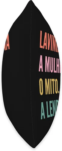 Miniatura 2 de Funny Portuguese First Name Design - Lavinia-Elena Throw Pillow