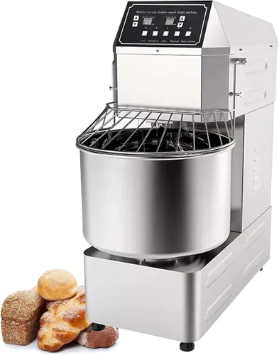 Miniatura 10 de INTSUPERMAI Mezclador de masa comercial Mezclador eléctrico de alimentos con doble acción doble velocidad espiral mezcla para escuelas panaderías