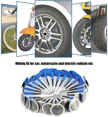 Miniatura 8 de 24 parches radiales de pinchazos de neumáticos, herramienta de reparación de neumáticos para automóvil, motocicleta, reparación de pinchazos