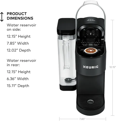 Miniatura 5 de Keurig K-Supreme - Cafetera de cápsulas K-Cup de una sola porción, tecnología MultiStream, 4 tamaños de preparación, depósito extraíble de doble