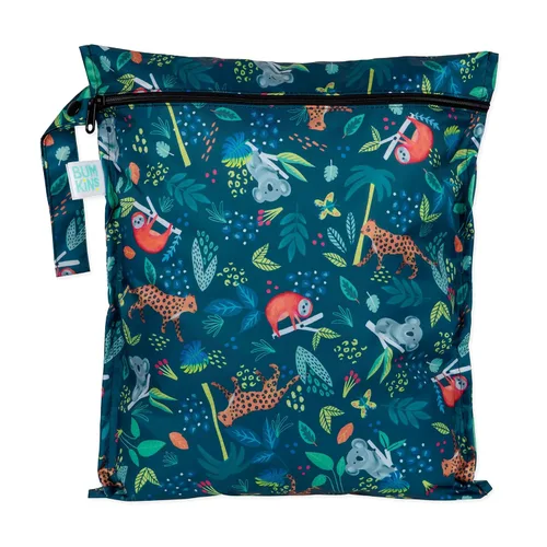 Miniatura 15 de Bumkins - Bolsa impermeable reutilizable con cremallera E5 Blue Tropic