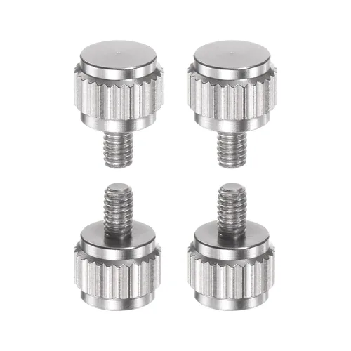 Miniatura 11 de HARFINGTON 4 pinzas Vernier tornillos de bloqueo M2x4mm cabeza plana redonda moleteada pulgar perilla pernos