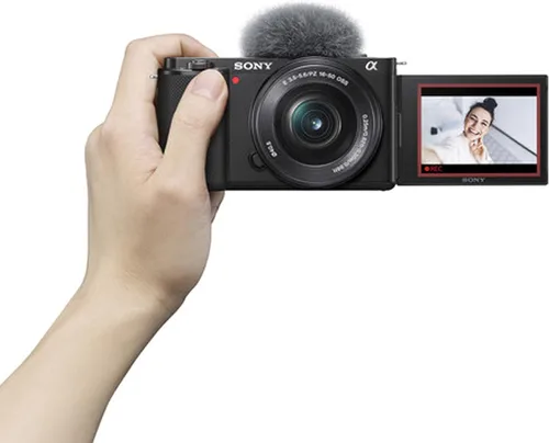 Miniatura 9 de Sony Cámara sin espejo ZV-E10 con lente de 0.630-1.969 in de memoria de 64 GB, funda. Filtro, capó, agarre y más-Paquete Pro