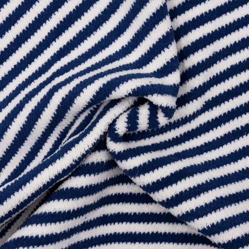 Miniatura 3 de Manta de chenilla para bebé, manta para niños pequeños, suave y afelpada, 40 x 30 pulgadas (NAVY STIPES)
