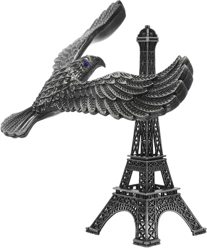Miniatura 2 de Totority Balance Bird - Águila de aleación con torre Eiffel, juguete de escritorio de gravedad de 5.9 pulgadas, demostración de física giratoria