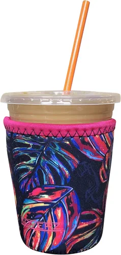 Miniatura 44 de Funda Koverz para café helado, funda aislante de neopreno para taza, se ajusta a una taza de café de 32 Oz., lavable y reutilizable, accesorios