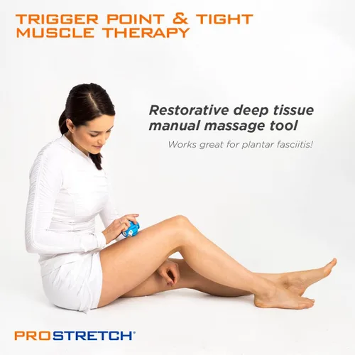 Miniatura 3 de ProStretch Rodillo de bola de masaje manual Junior+ para alivio de fascitis plantar y terapia de tejido profundo