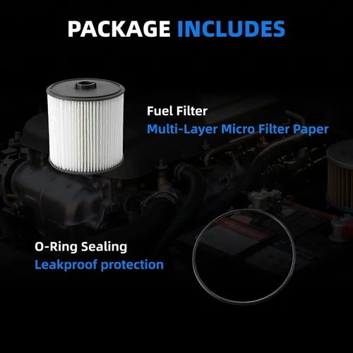 Miniatura 7 de Reemplazo del filtro de combustible 68436631AA Compatible con Ram 1500 2020 3.0L V6 EcoDiesel Ram 2500 3500 4500 5500 6.7L Diesel 2019-2022