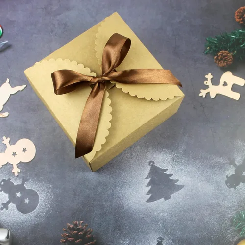 Miniatura 7 de WEWILUCK Cajas de Regalo Marrones Paquete de 10, 8x8x4 Pulgadas, Caja de Regalo Grande de Kraft Premium con Tapa al Por Mayor para Regalo