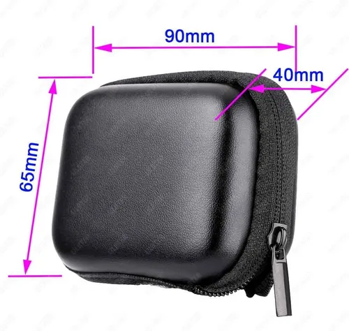 Miniatura 6 de ULBTER Mini bolsa de almacenamiento para GoPro Hero 12 11 10 9 8 negro + Hero12 Hero11 Hero10 Hero9 Hero8 cubierta de goma para lente, cajas