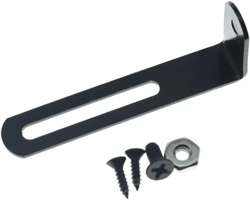 Miniatura 5 de KAISH Soporte de golpeador de guitarra de acero inoxidable premium con tornillos de montaje de golpeador Perno y tuerca para USA Les Paul Negro