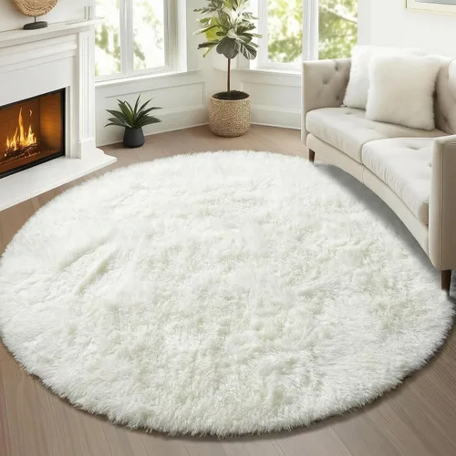 Miniatura 41 de ONASAR - Alfombra de pasillo negra de 2 x 6 pies, esponjosa, lavable, ultrasuave, afelpada, peluda, tapete para bebés, dormitorio de niños, armario