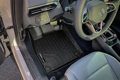 Miniatura 2 de SMARTLINER Juego de 2 filas de alfombrillas para todo tipo de clima, compatible con Volkswagen ID.4 2021-2025