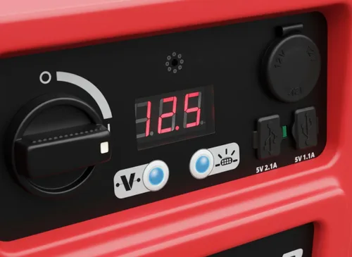 Miniatura 4 de Clore Automotive Jump-N-Carry JNC770R arrancador de puente de 12 voltios, con pico de 1700 A, calidad premium, color rojo