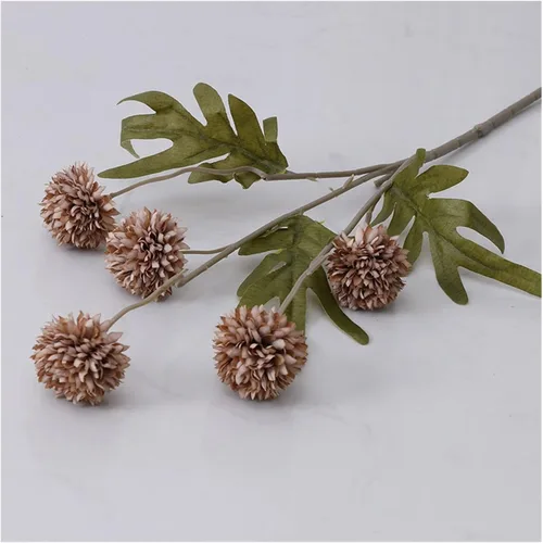 Miniatura 8 de Fake Flowers Dandelion Flower Ball Branch Silk Artificial Flowers Home Wedding Decor Flore Arrangement Accessaries Fake Flores Artificial Flowers