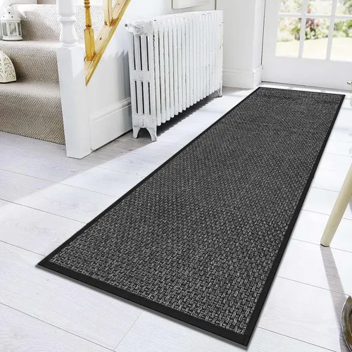 Miniatura 17 de GOYLSER Alfombras de yute de 15 pies para pasillo, alfombra de cocina, antideslizante, lavable, absorbente, alfombra de pasillo color beige