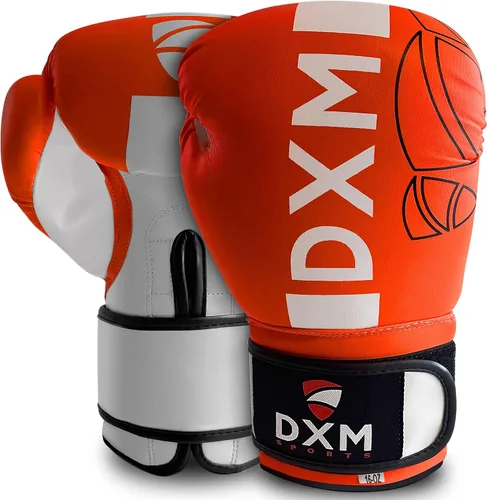 Miniatura 12 de DXM SPORTS Guantes de boxeo para hombres y mujeres, guantes de entrenamiento de boxeo, guantes de kickboxing, guantes de sparring, guantes