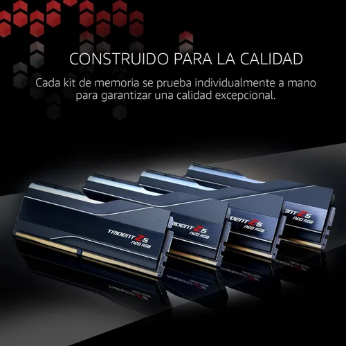 Miniatura 5 de G.SKILL Trident Z5 Neo RGB Series DDR5 RAM (AMD Expo) 32GB (2x16GB) 6000MT/s CL30-38-38-96 1.35V Memoria para computadora de escritorio U-DIMM