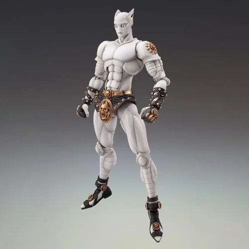 Miniatura 4 de QAHEART Figuras de Killer Queen de Kira Yoshikage, figuras de anime, estatuas de acción ultra móviles para cumpleaños Killer Queen Blanco