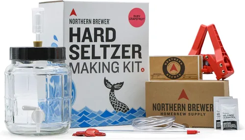 Northern Brewer - Kit para hacer seltzer duro sin sifón de 1 galón (pomelo rubí)