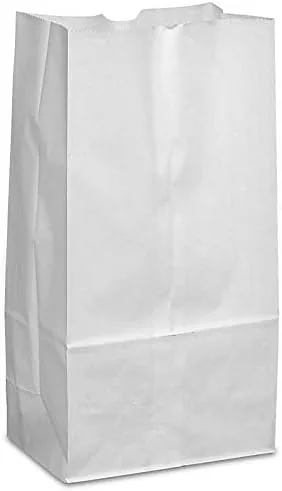 Miniatura 4 de Bolsas pequeñas de papel blanco Kraft - 3 x 2 x 6 pulgadas, recuerdos de fiesta, galletas, dulces, recuerdos de boda - 100 por paquete