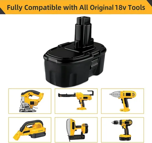 Miniatura 7 de Batería de repuesto de 18 V para DeWALT: 18 voltios 5.0Ah XRP DC9096 Ni-Mh Baterías compatibles con DC9098 DC9099 DW9095 DW9096 DW9098 Herramientas