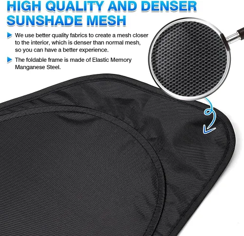 Miniatura 6 de T TGBROS Parasol para parabrisas para Toyota RAV4 2019-2024 2025, protectores de ventana de coche, espesor, bloquean rayos UV y privacidad