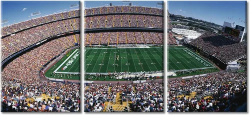 Miniatura 17 de TUMOVO American Sports - Decoración de pared Wrigley Stadium, 3 piezas, arte de pared de estadio de béisbol, cuadros para decoración del hogar
