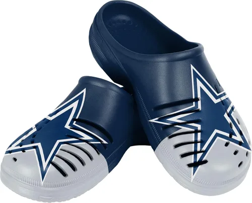 Miniatura 96 de FOCO - Sandalias de agua de jardín con logotipo de equipo de la NFL, para hombre, pantuflas, zuecos