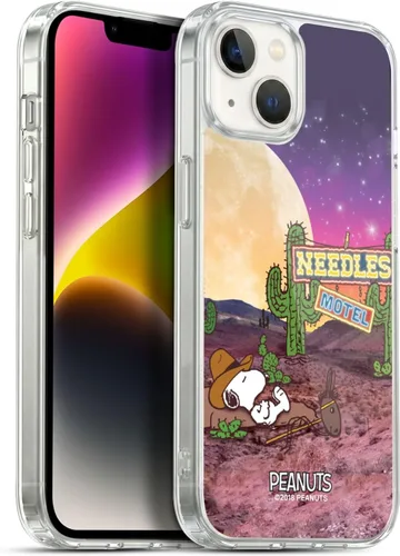 Miniatura 84 de Head Case Designs Funda de gel con licencia oficial de Peanuts Nebula Cactus Needles Snoopy Space Cowboy [protección de grado militar] compatible