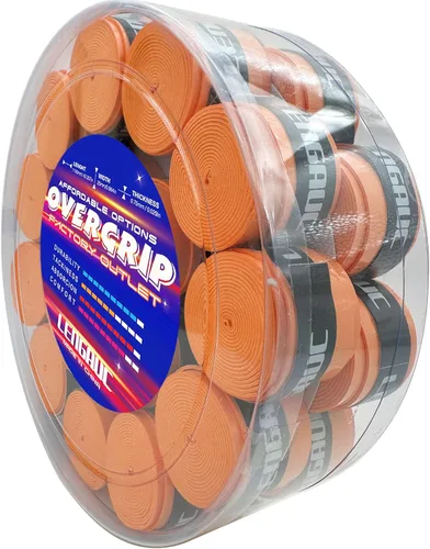 Miniatura 9 de Tacky Overgrips, para tenis, bádminton, pickleball/remo, paquete de 30/60 unidades, agarre antideslizante y absorbente, colorido, cinta de agarre
