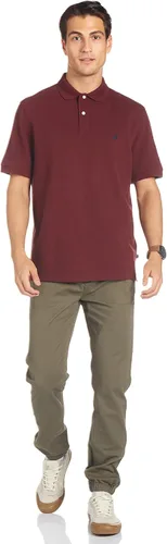 Miniatura 5 de Nautica - Camiseta de manga corta estilo polo para hombre, de algodón piqué liso