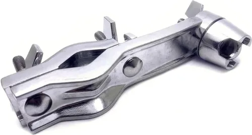 Miniatura 4 de Juego de batería Soporte de montaje para micrófono, abrazadera de montaje en estante de batería con brazo de montaje de micrófono en forma de L Clip