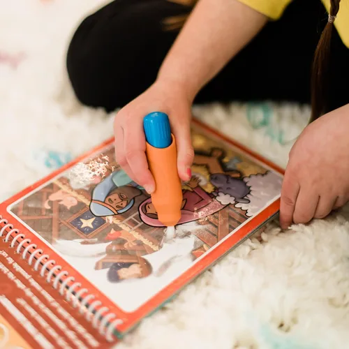 Miniatura 6 de Water Reveal Libro de Escrituras para colorear para niños a partir de 3 años en adelante, Historias bíblicas del Nuevo Testamento: Preescolar