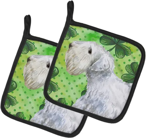 Miniatura 145 de Caroline's Treasures BB9655PTHD - Juego de soportes para ollas de cocina resistentes al calor, almohadillas calientes para horno, 7 1/2 x 7 1/2