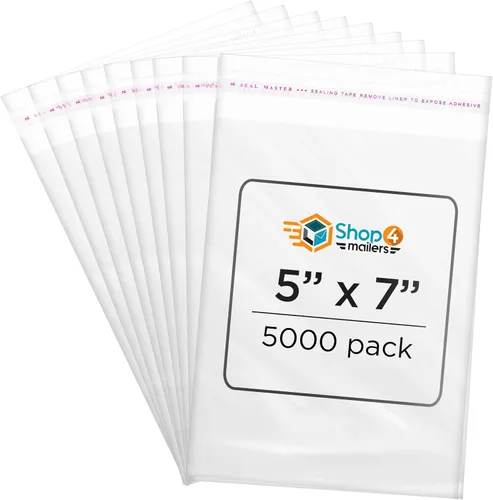 Miniatura 10 de Shop4Mailers Bolsas de regalo de celofán transparentes resellables de 4 x 6 pulgadas para impresiones de 4 x 6 pulgadas, fotografías, golosinas