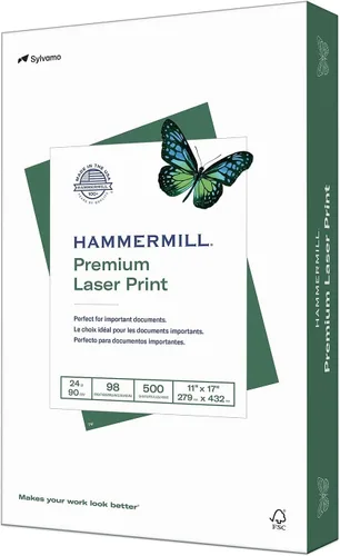 Miniatura 8 de Hammermill Papel para impresora, impresión láser premium 24 lb, 8.5 x 11-5 resma (2,500 hojas), 98 brillante, fabricado en los Estados Unidos