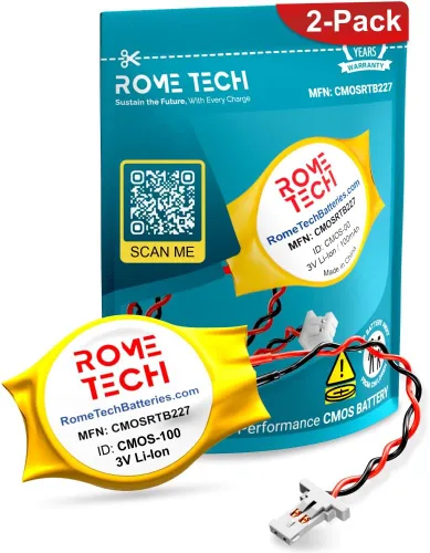 Miniatura 7 de Rome Tech Batería para Dell XPS 13 (7390, 9305, 9343, 9350, 9360, 9365, 9370, 9380), XPS 15 (9550, 9560, 9570) y Precision 5510, 5520, 5530 CMOS
