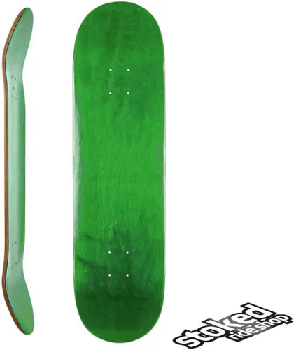 Stoked Ride Shop Tabla de skate en blanco – Tablas profesionales de arce canadiense en blanco hechas en México, todos los tamaños y colores con