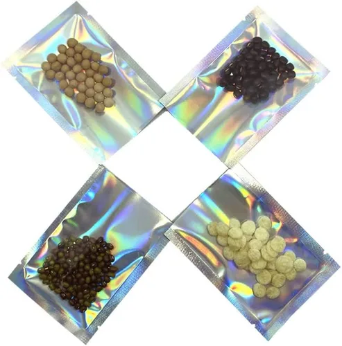 Miniatura 6 de PABCK 100 bolsas de 2.4 x 3.5 pulgadas (tamaño interior de 2 x 3.1 pulgadas), bolsas de sellado térmico transparentes frontales de papel de aluminio
