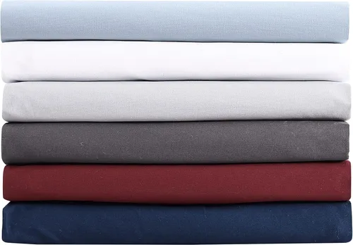 Miniatura 8 de Nautica - Sábanas Twin XL, Juego de Ropa de Cama de Percal de Algodón, Completamente Elastizadas, Esenciales Ideales para Dormitorio