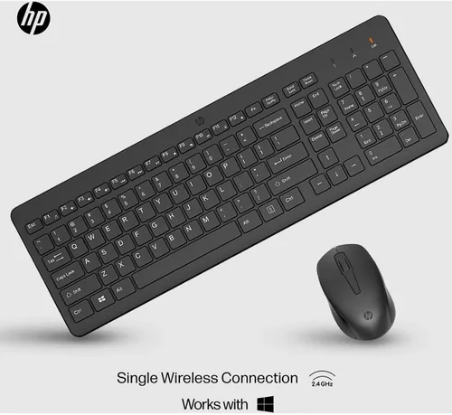 Miniatura 4 de HP Combo de teclado y mouse inalámbricos 330 - Receptor USB inalámbrico de 2.4 Ghz - Teclas Chiclet, 12 atajos de teclado - Mouse multisuperficie