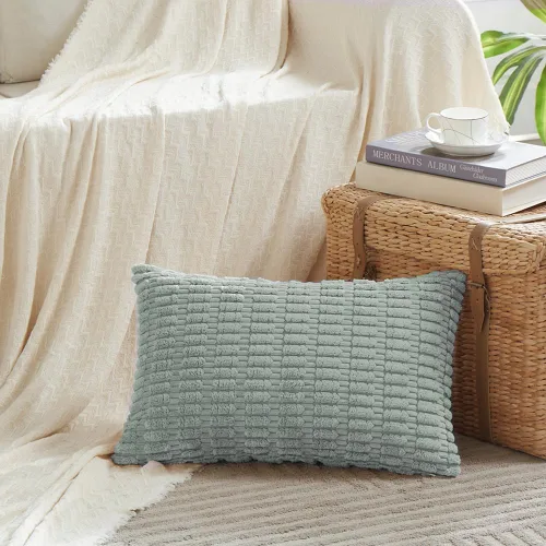 Miniatura 135 de Fancy Homi - Paquete de 2 fundas de almohada decorativas de color taupe de 22 x 22 pulgadas para sala de estar, sofá, cama, estilo rústico, bohemio