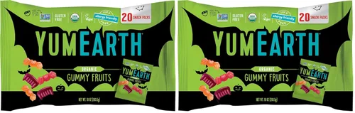 Miniatura 11 de YumEarth Frutas orgánicas de gomitas de Halloween, paquetes de bocadillos de dulces frutales, aperitivos sin gluten para niños, aptos